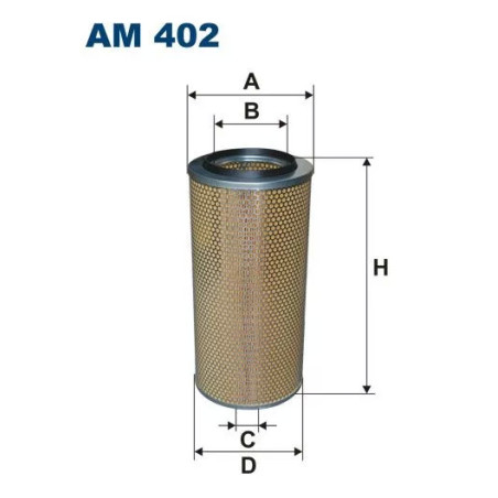 Filtr powietrza AM 402