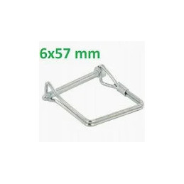 Zawleczka składana na rurę czworokątną 6x57 mm
