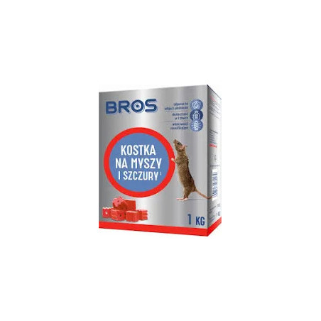 Kostka na myszy i szczury Bros 1kg