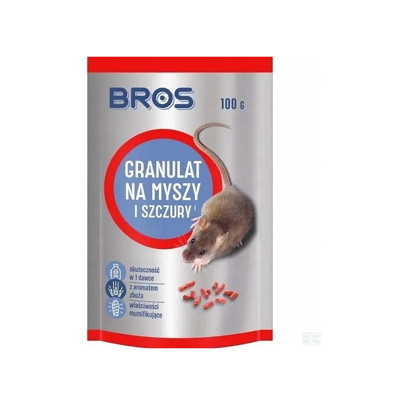 GRANULAT NA MYSZY SZCZURY 100G