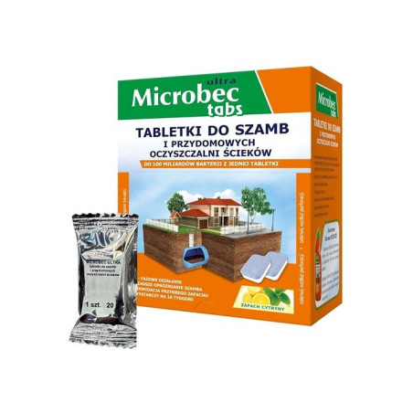 Microbec ULTRA tabletka do szamb, 20 g