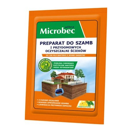 Microbec 25g Preparat do szamb i oczyszczalni ścieków