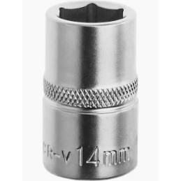 Nasadka sześciokątna 1/2" 14 mm TVARDY