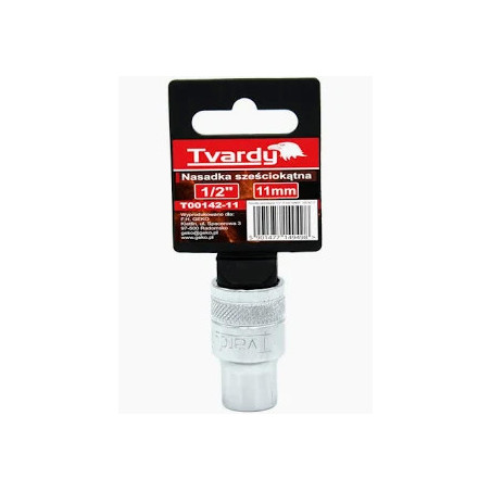 Nasadka sześciokątna 1/2" 11 mm TVARDY
