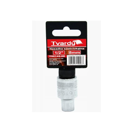 Nasadka sześciokątna 1/2" 8 mm TVARDY