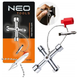 Kluczyk uniwersalny do szafek | 02-001 NEO TOOLS