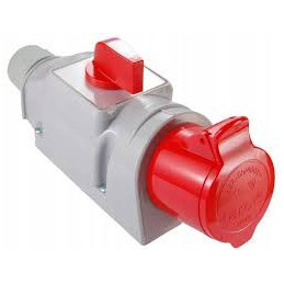 TAREL GNIAZDO STAŁE 32A/400V z wyłącznikiem L-0-P