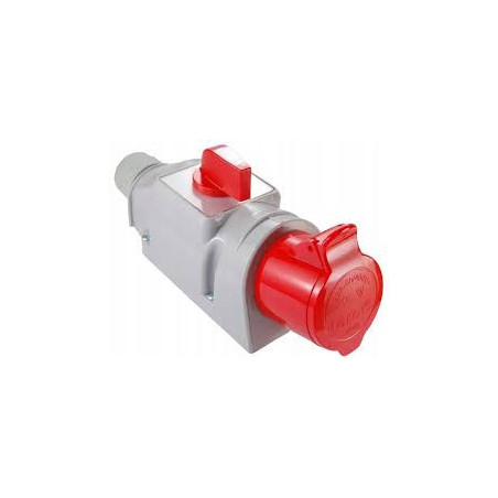 TAREL GNIAZDO STAŁE 32A/400V z wyłącznikiem L-0-P