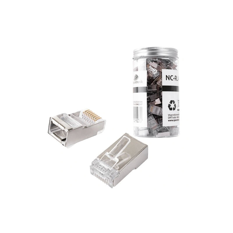 WTYK RJ45 PRZELOTOWY  KAT5E  100SZT