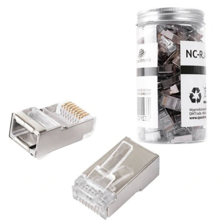 WTYK RJ45 PRZELOTOWY  KAT5E  100SZT