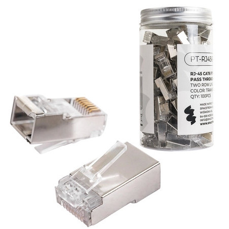 WTYK RJ45 PRZELOTOWY  KAT6 100SZT