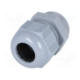 Dławik PG-16 IP68, szary RAL 7035