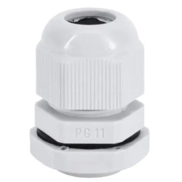Dławik PG-11 IP68, szary RAL 7035