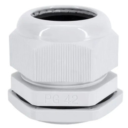 Dławik PG-42 IP68, szary RAL 7035