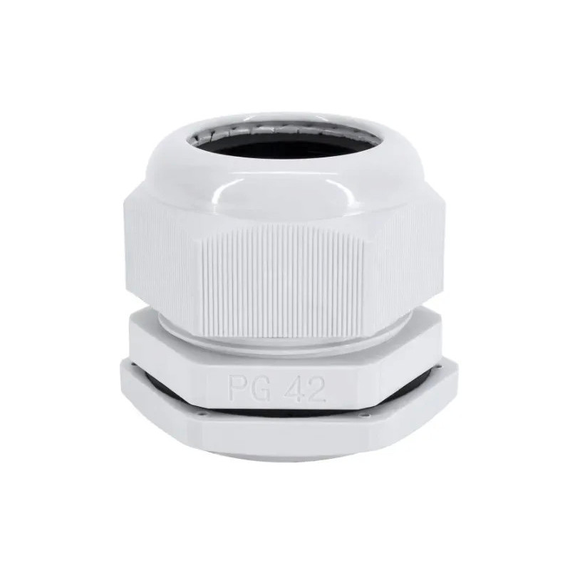 Dławik PG-42 IP68, szary RAL 7035