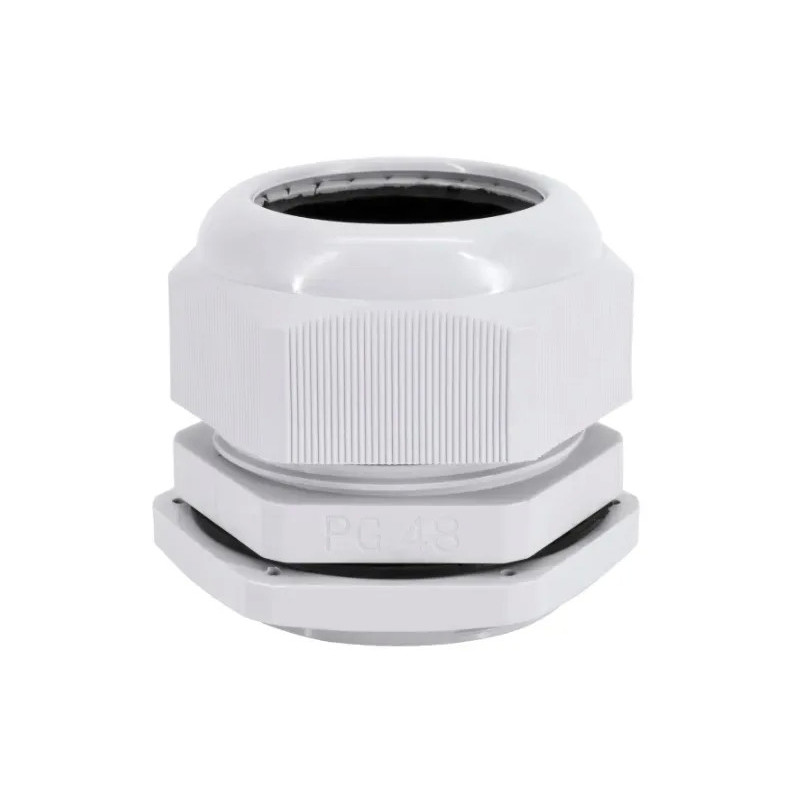 Dławik PG-48 IP68, szary RAL 7035