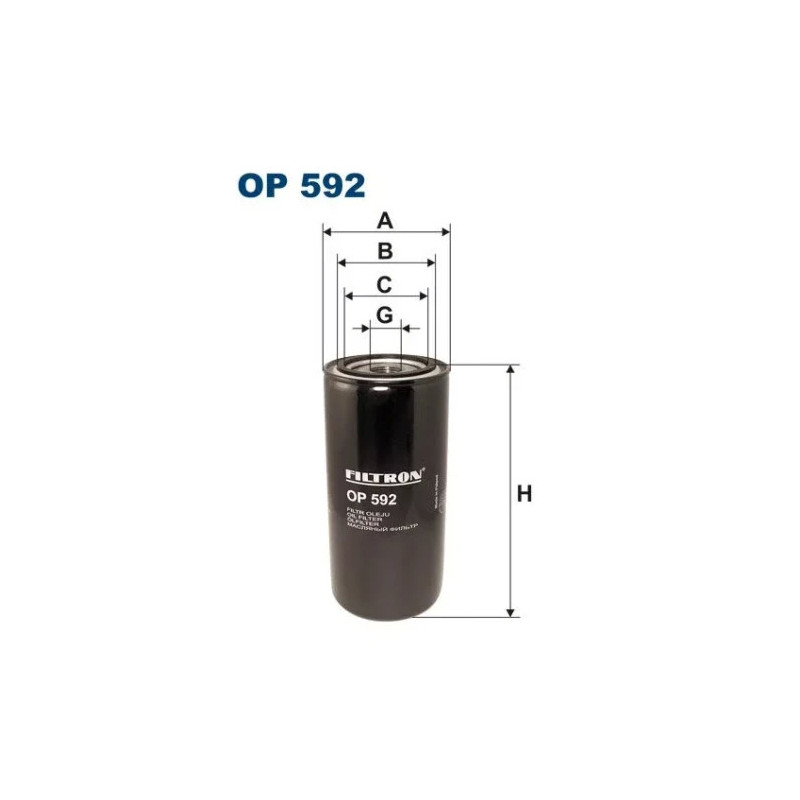 PP-12.3 FILTR OLEJU OP592