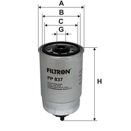 FILTR PALIWA PP837