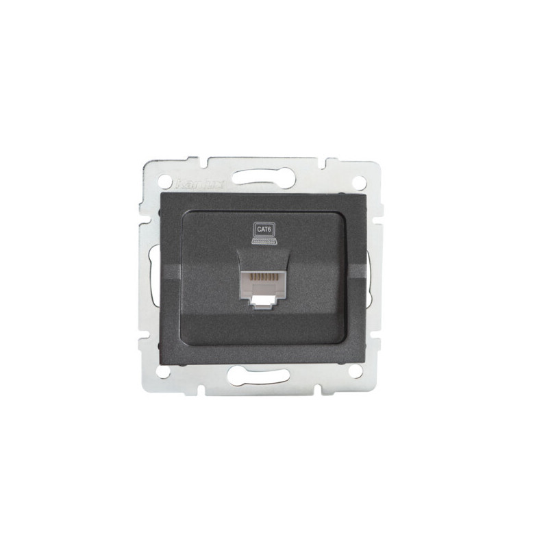 Gniazdo komputerowe pojedyncze (RJ45Cat 6 Jack) LOGI 02-1400-041