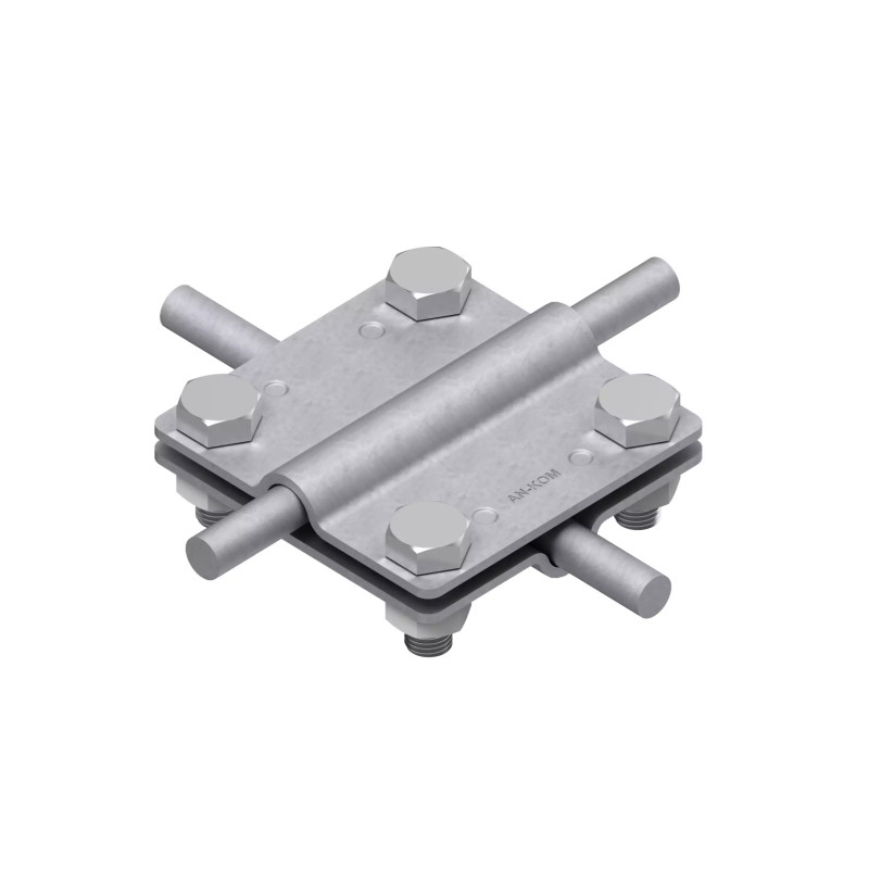 Złącze krzyżowe DUŻE 2 PŁYTKI-4xM8 B 40mm
