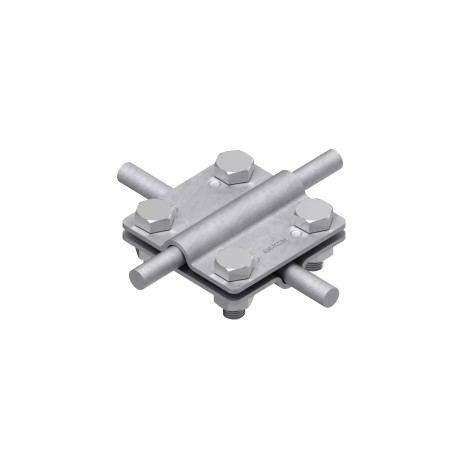 Złącze krzyżowe 2 płytki 4xM8 B do 30mm OG