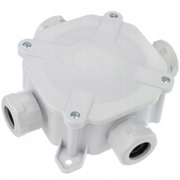 Puszka instalacyjna hermetyczna A.0035 PG21 5 zacisków (5x4 mm²) IP67 szara