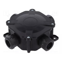 Puszka n/t hermetyczna PG16/5x4mm2, 75x75x33mm
