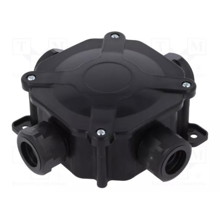 Puszka n/t hermetyczna PG16/5x4mm2, 75x75x33mm