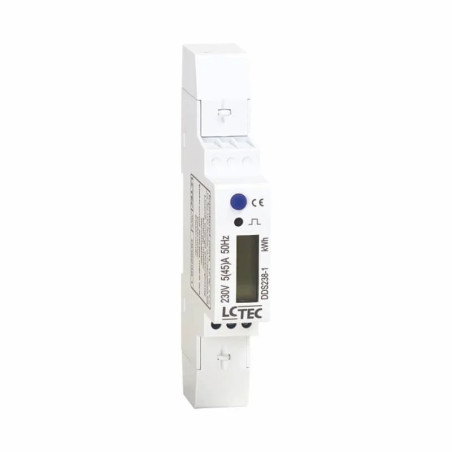LICZNIK CYFROWY 1F 2 POLOWY LCTEC
