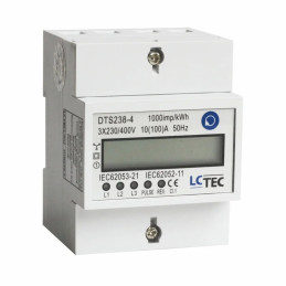 Miernik zużycia energii elektrycznej DTS238-4BR 3-faz (230V/400V 10A/100A) /LC TEC/