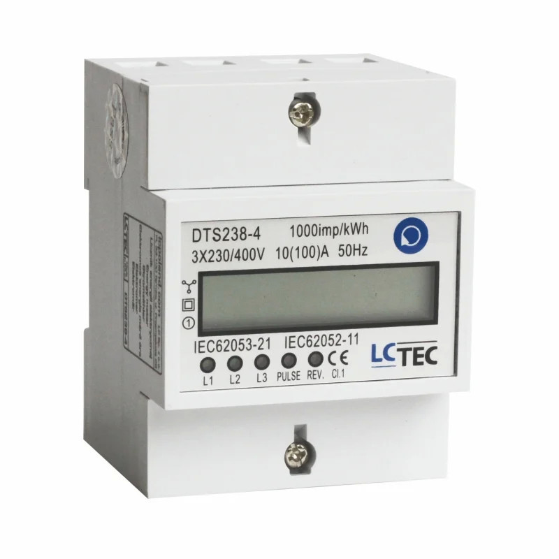 Miernik zużycia energii elektrycznej DTS238-4BR 3-faz (230V/400V 10A/100A) /LC TEC/