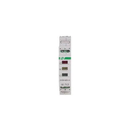 Lampka kontrolna zasilania trójfazowa LK-713K 3×23