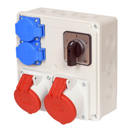Rozdzielnica stacjonarna L-0-P 16A 5P/32A 5P 2-GN