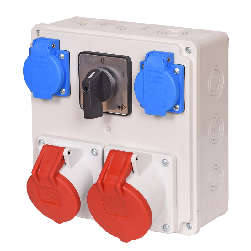 Rozdzielnica stacjonarna L-0-P 2x32A  4P 2-GN