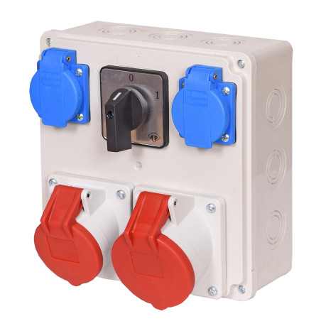 Rozdzielnica stacjonarna L-0-P 2x32A  4P 2-GN