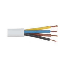 PRZEWÓD OWY 4* 1.0 300/500V biały okrągły linka ELEKTROKABEL
