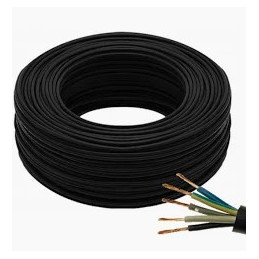 PRZEWÓD OW 5* 2,5mm2 300/500V czarny/okrągły/linka ELEKTROKABEL