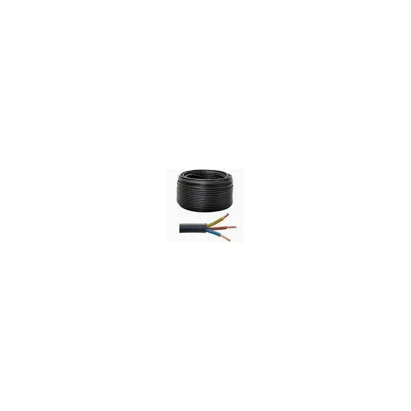 PRZEWÓD OW 3*2,5MM2 300/500V czarny/linka h05rn ELEKTROKABEL
