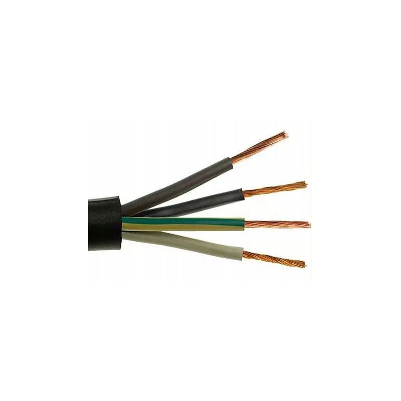 PRZEWÓD OW 4* 4,0mm2300/500V czarny/okrągły/linka PRYSMIAN