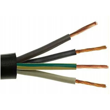 PRZEWÓD OW 4* 4,0mm2300/500V czarny/okrągły/linka PRYSMIAN