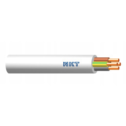 PRZEWÓD YDY 4*4,0mm2 450/750V NKT BIAŁY