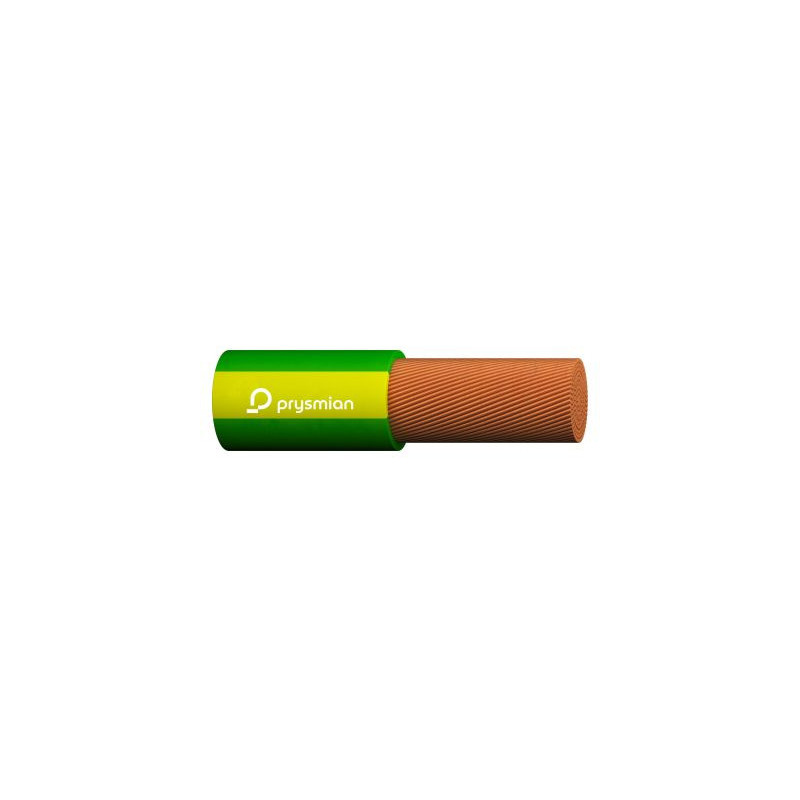 Przewód LGY 1x4 żółto zielony 450/750V H07V-K PRYSMIAN