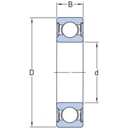 6014 PBF ŁOŻYSKO KULKOWE 70x110x20