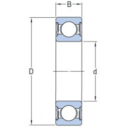 6012 2RSR ZVL ŁOŻYSKO KULKOWE 60X95X18