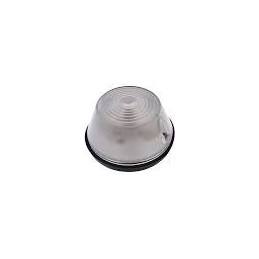 Lampa obrysowa okrągła 12/24V biała przykręcana