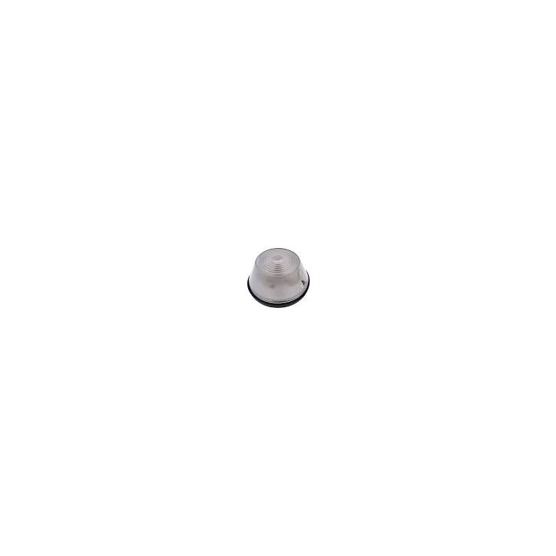 Lampa obrysowa okrągła 12/24V biała przykręcana