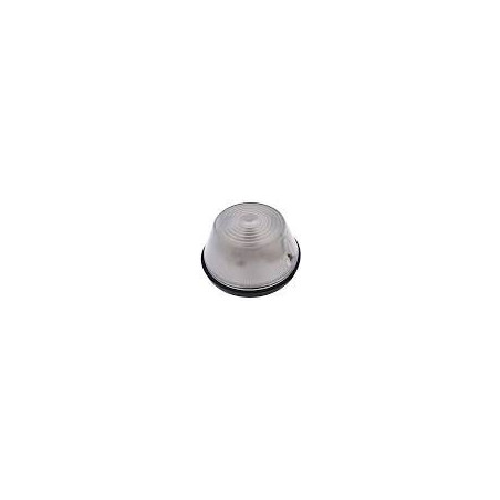 Lampa obrysowa okrągła 12/24V biała przykręcana