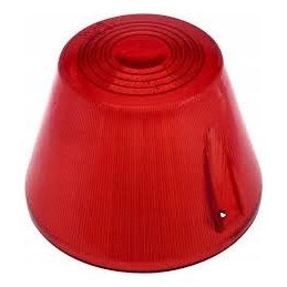 Klosz lampy wysoki WE93, 22, czerwony