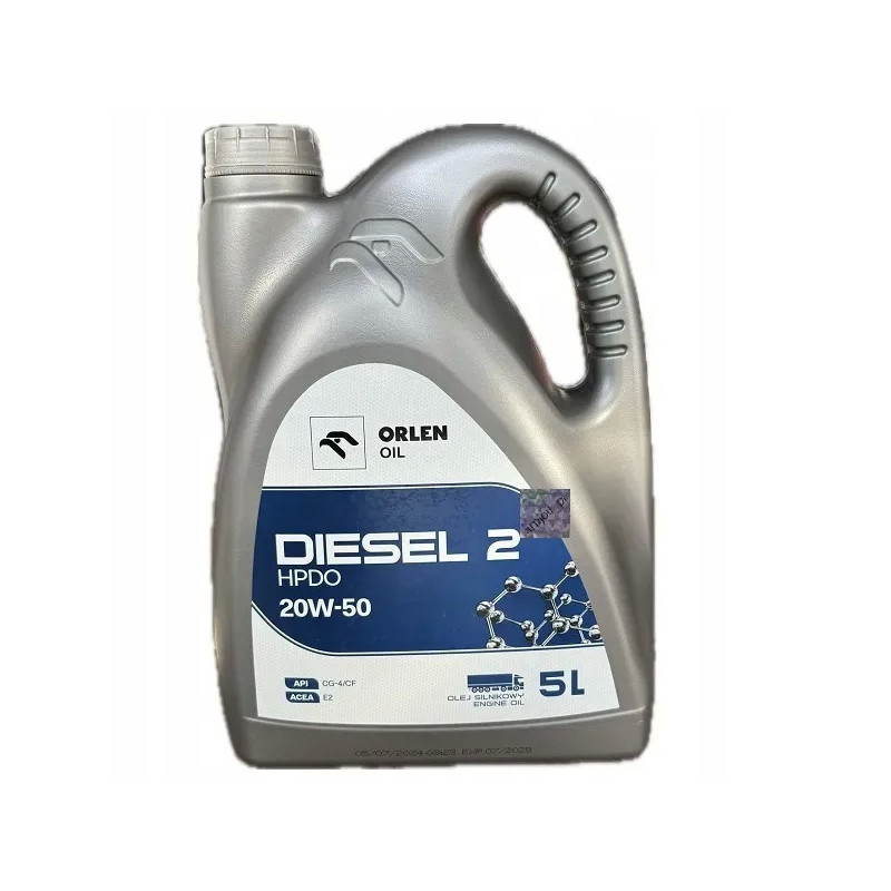 OLEJ DIESEL 20W50 HPDO