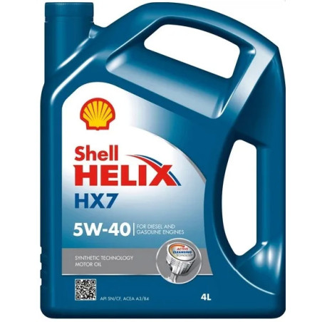 SHELL HELIX HX7 5W40 4L